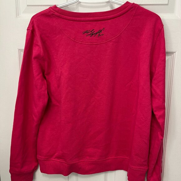 Karl Lagerfield Paris Pink Sweatshirt - Picture 4 of 8